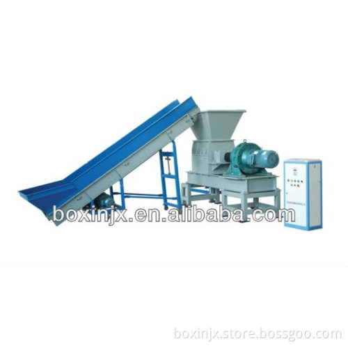 two shaft shredder for plastic recycling and washing machine